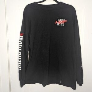 Huf Worldwide Long Sleeve Graphic Tshirt Mens XL